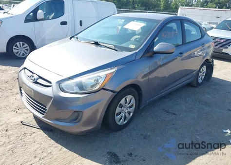 2016 Hyundai Accent Se z USA, uszkodzony, nr VIN KMHCT4AE2GU102405